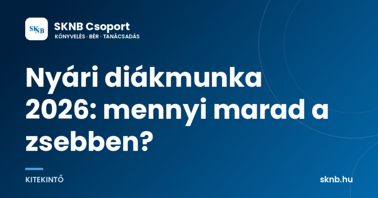 Nyári diákmunka 2026 — SKNB Kitekintő